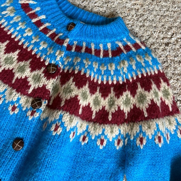 NWOT BDG Fairisle Knit Cardigan - Picture 9 of 12